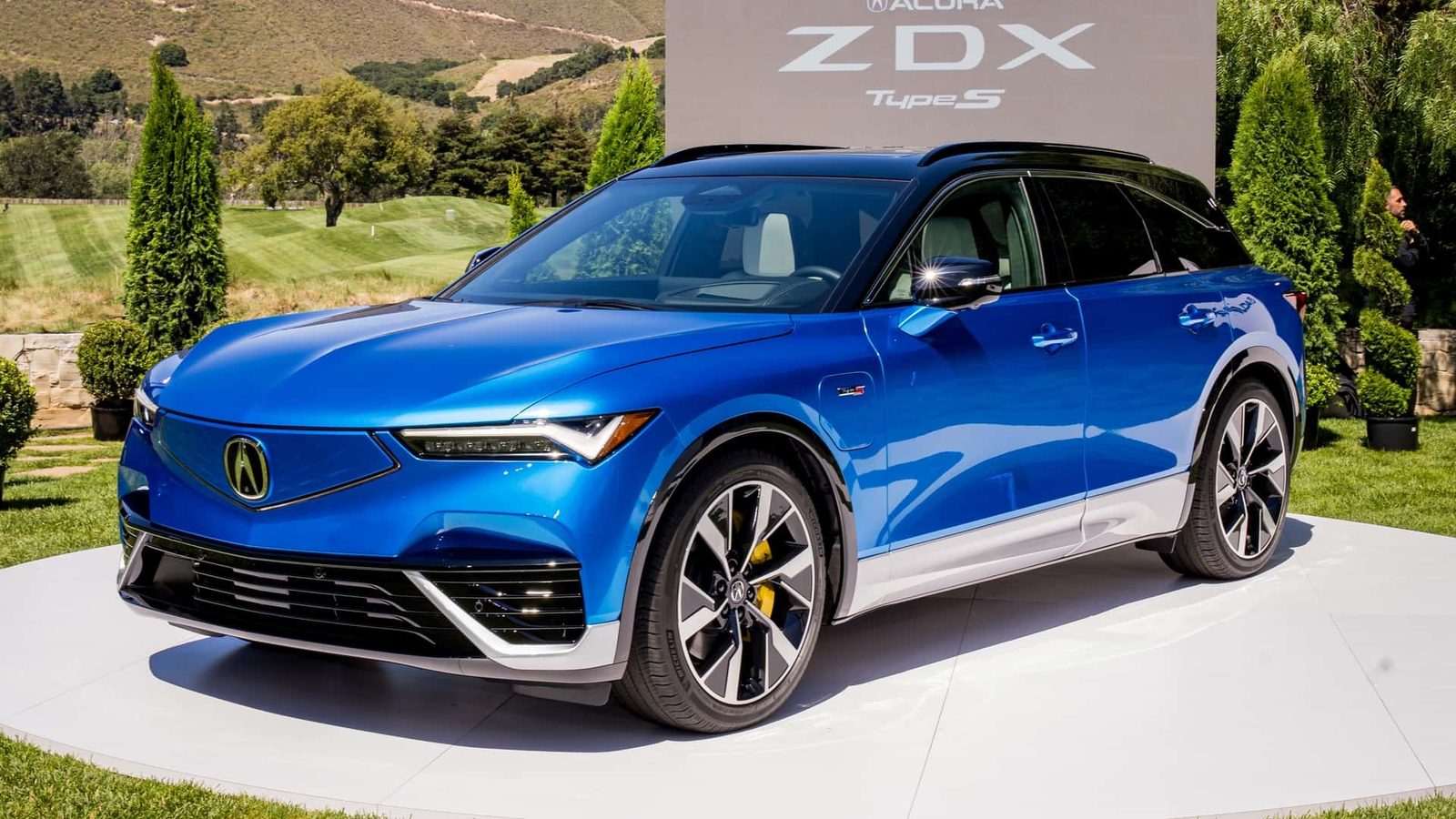 Acura ZDX 2024 — экстерьер, вид сбоку, рынок Global / EV Query only