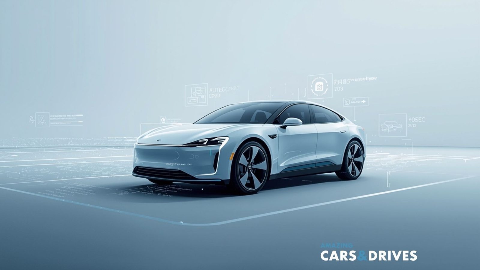 Afeela 1 2026 — экстерьер, вид сзади 3/4, рынок Global / EV Query only