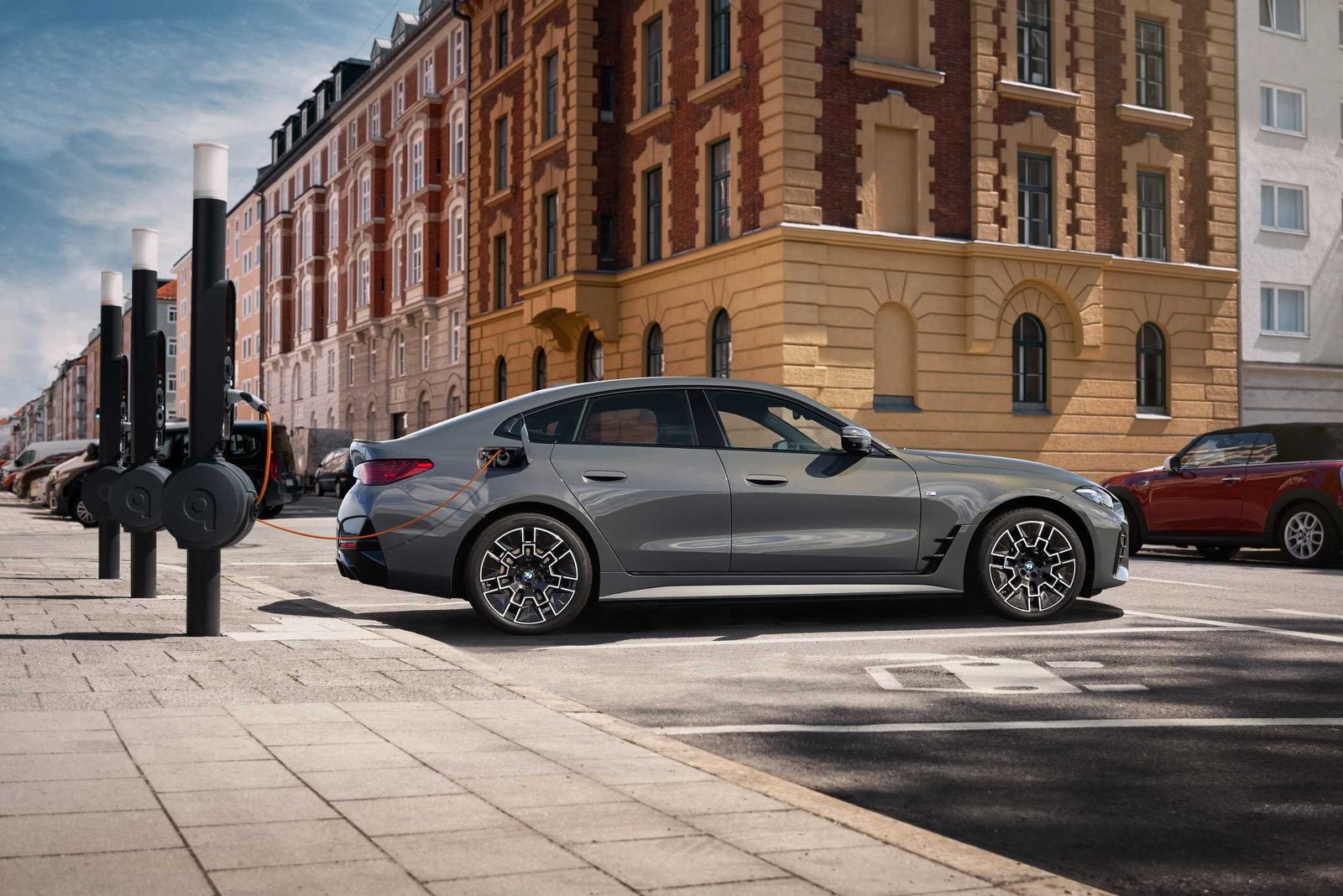 BMW i4 Global 2021 — экстерьер, detail, рынок Global / EV Query only