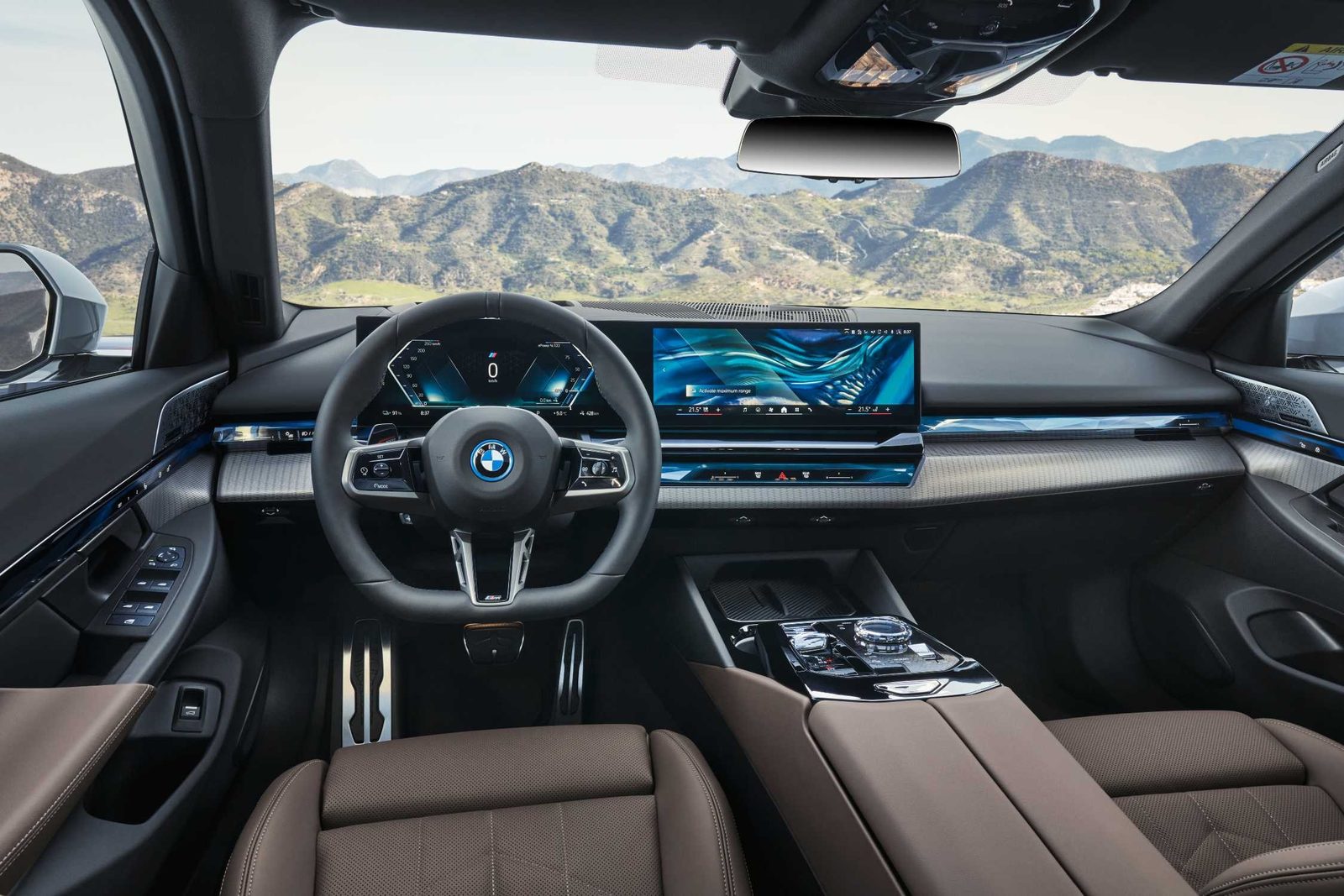 BMW i5 Global 2023 — интерьер, detail, рынок Global / EV Query only