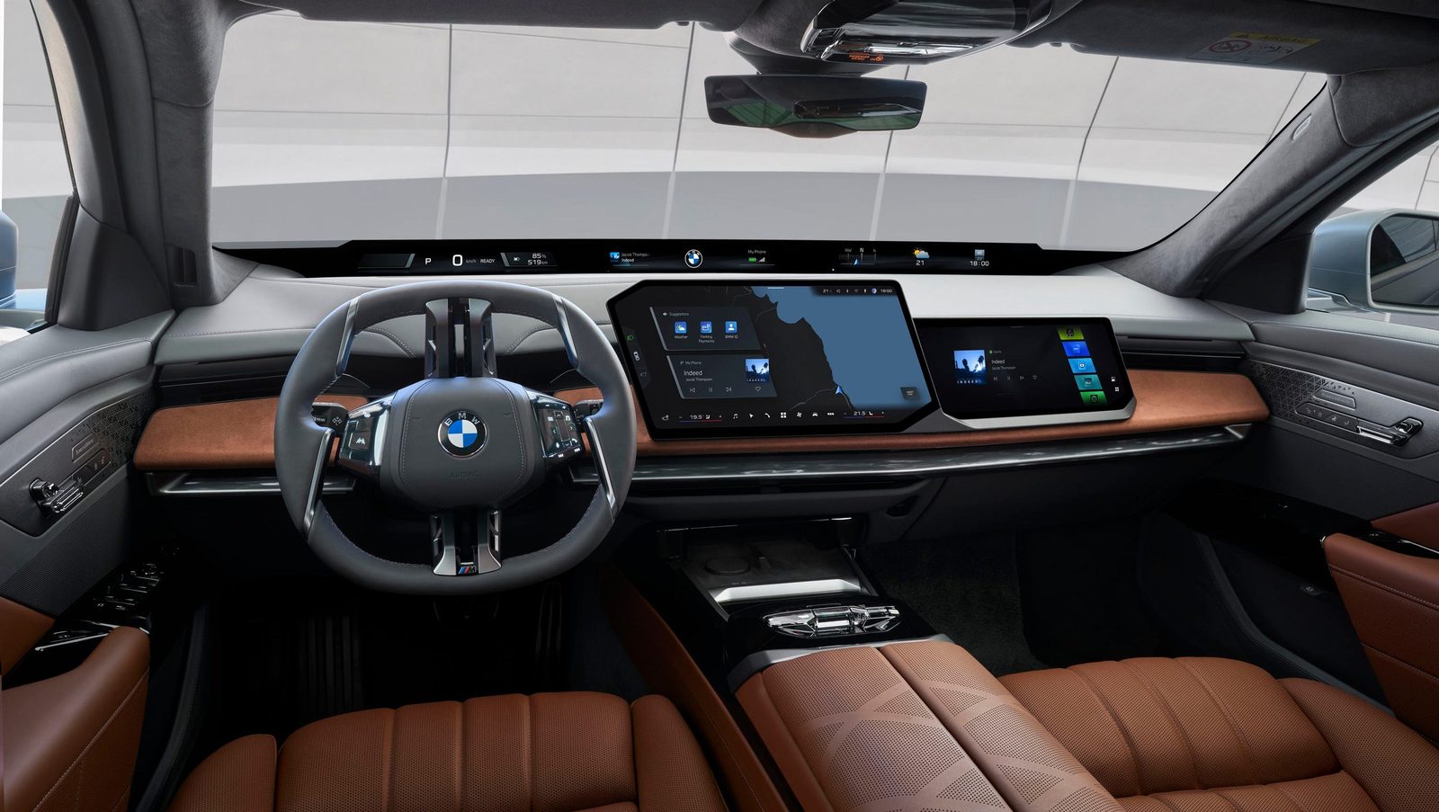 BMW i7 Global 2022 — интерьер, detail, рынок Global / EV Query only