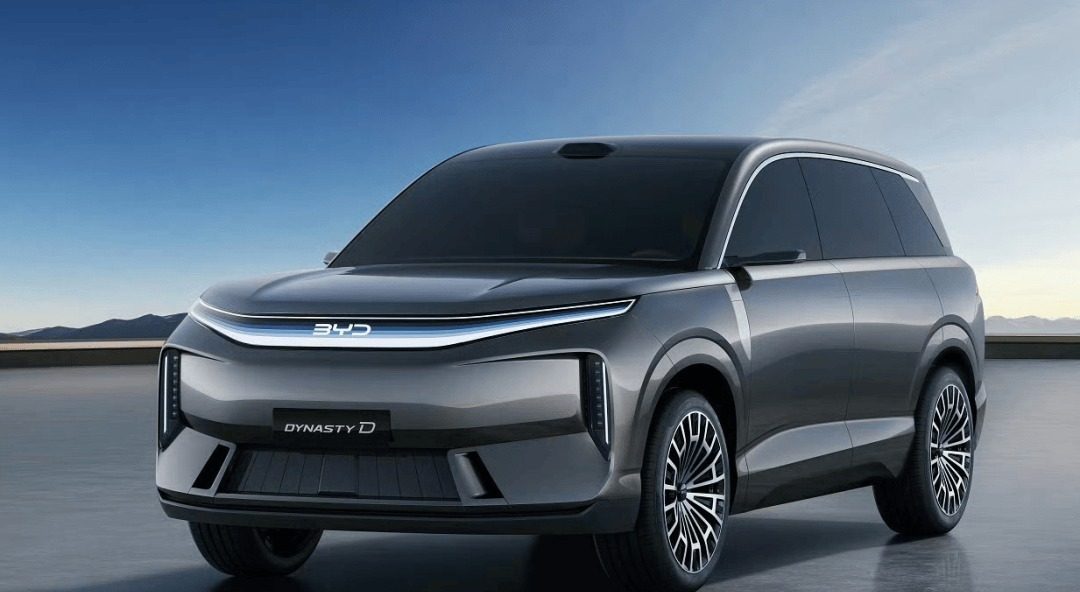BYD Datang DM 2026 — экстерьер, вид спереди 3/4, рынок China prelaunch / import visual reference