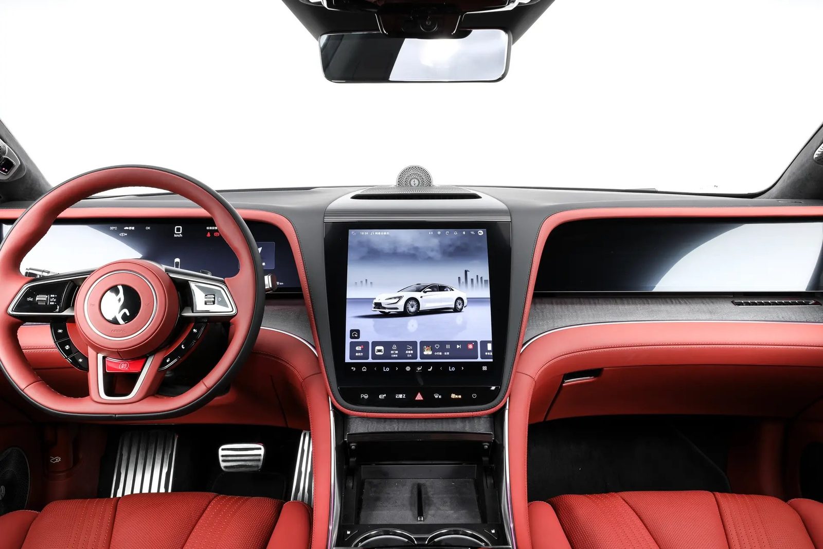 BYD Yangwang U7 EV 2025 — интерьер, передняя панель, рынок internal_mvp