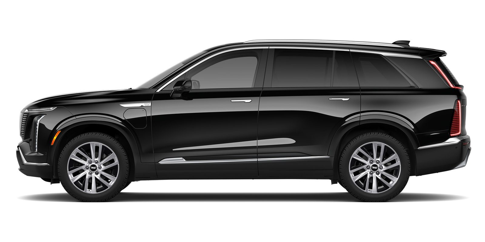 Cadillac VISTIQ 2025 — главное фото модели, экстерьер, вид спереди 3/4, рынок Global / EV Query only