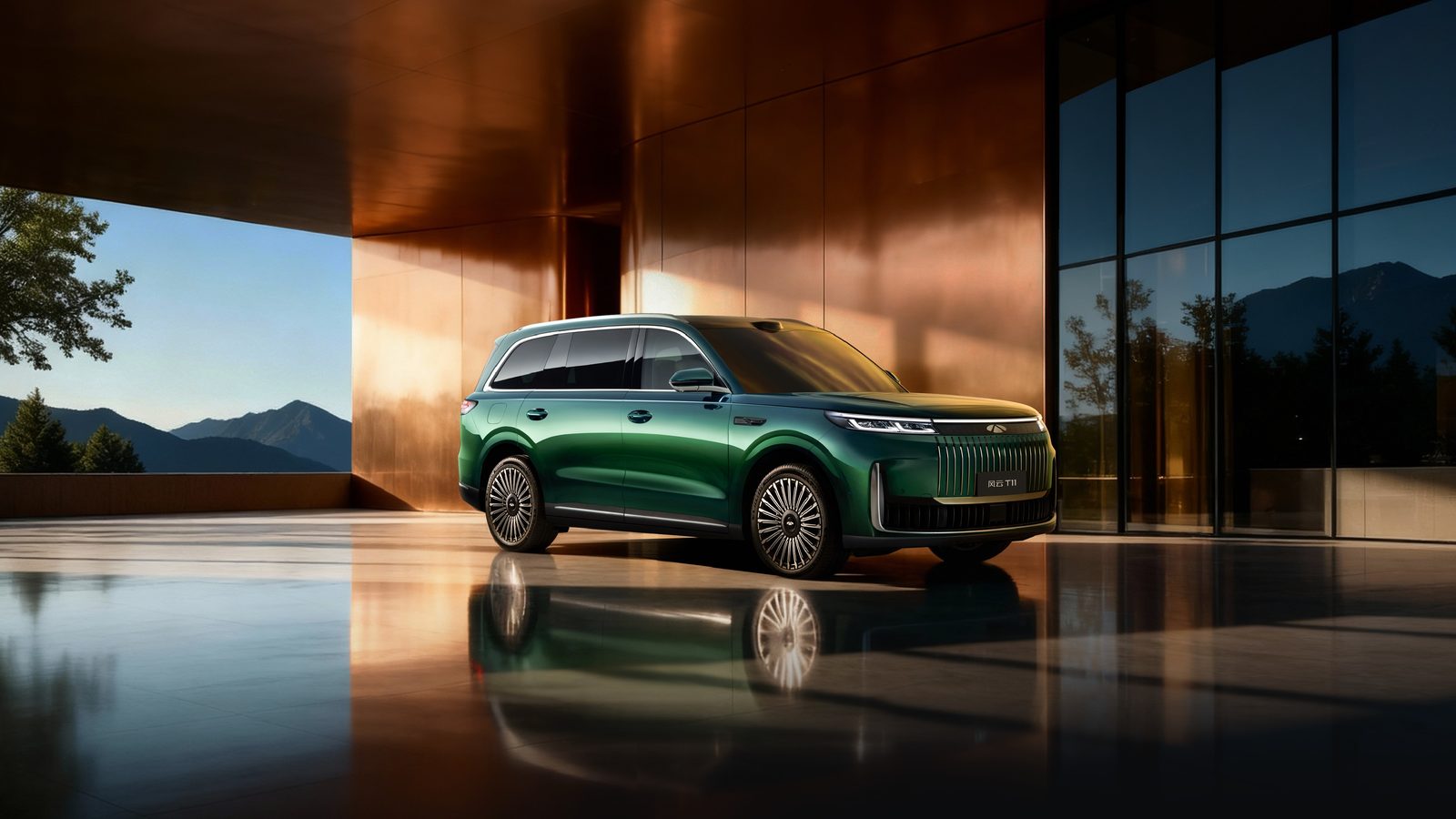 Chery Group Fulwin T11 EREV 2026 — главное фото модели, экстерьер, вид спереди 3/4, рынок China OEM