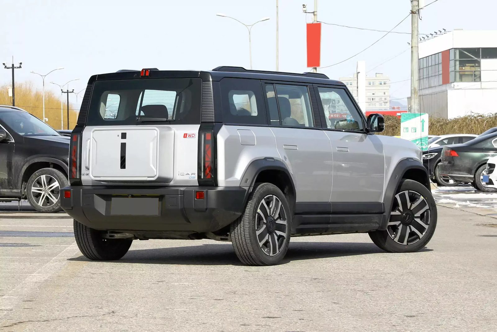 Chery Group iCar 03 / Fulwin X3 2024 — экстерьер, вид сзади 3/4, рынок internal_mvp