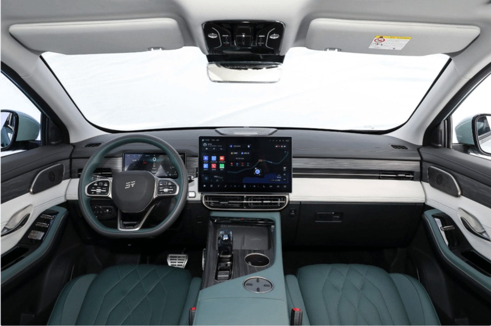 Chery Group Jetour Shanhai L9 2025 — интерьер, второй ряд сидений, рынок internal_mvp