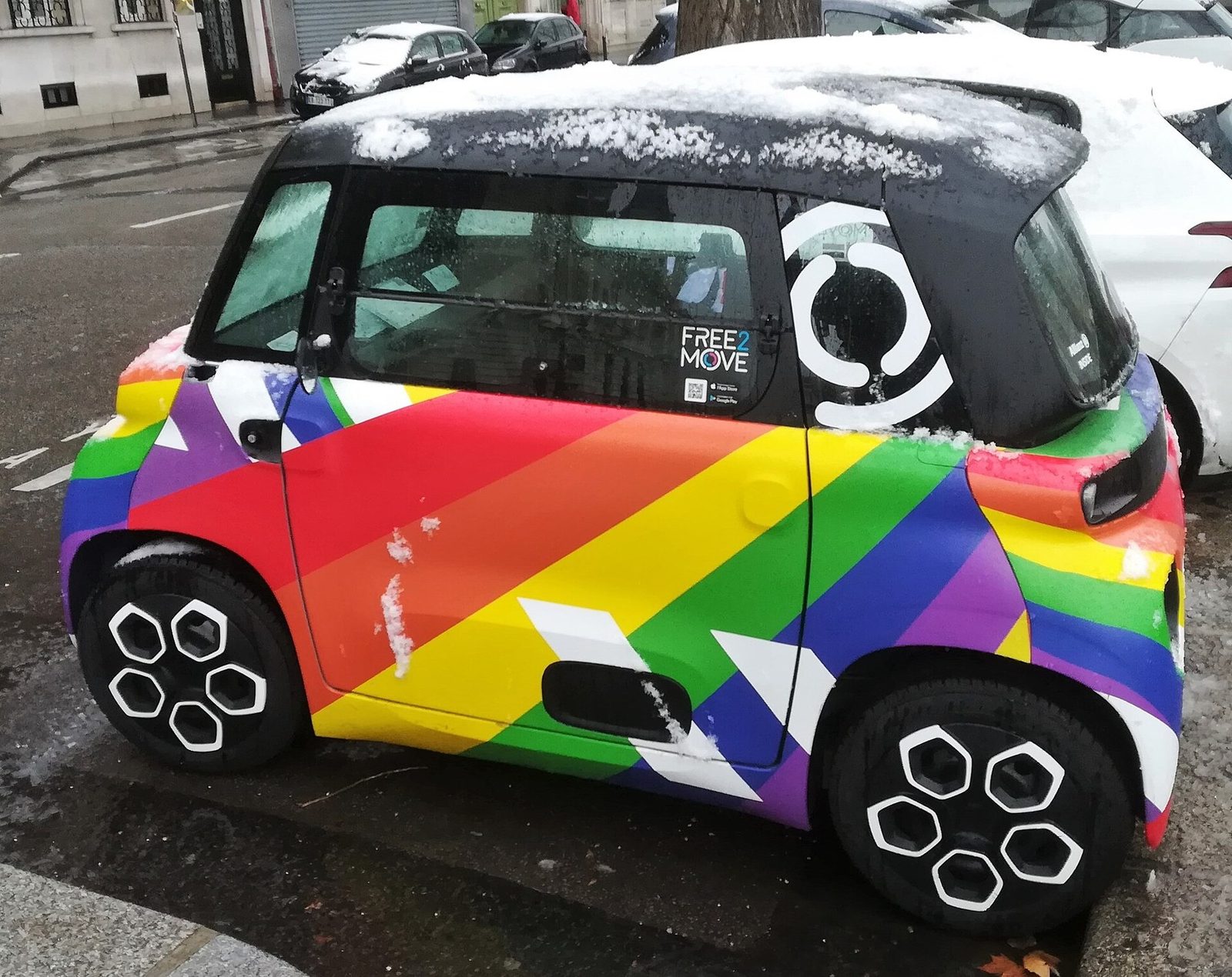 Citroen Ami 2020 — экстерьер, вид сзади 3/4, рынок Europe public-rights reference