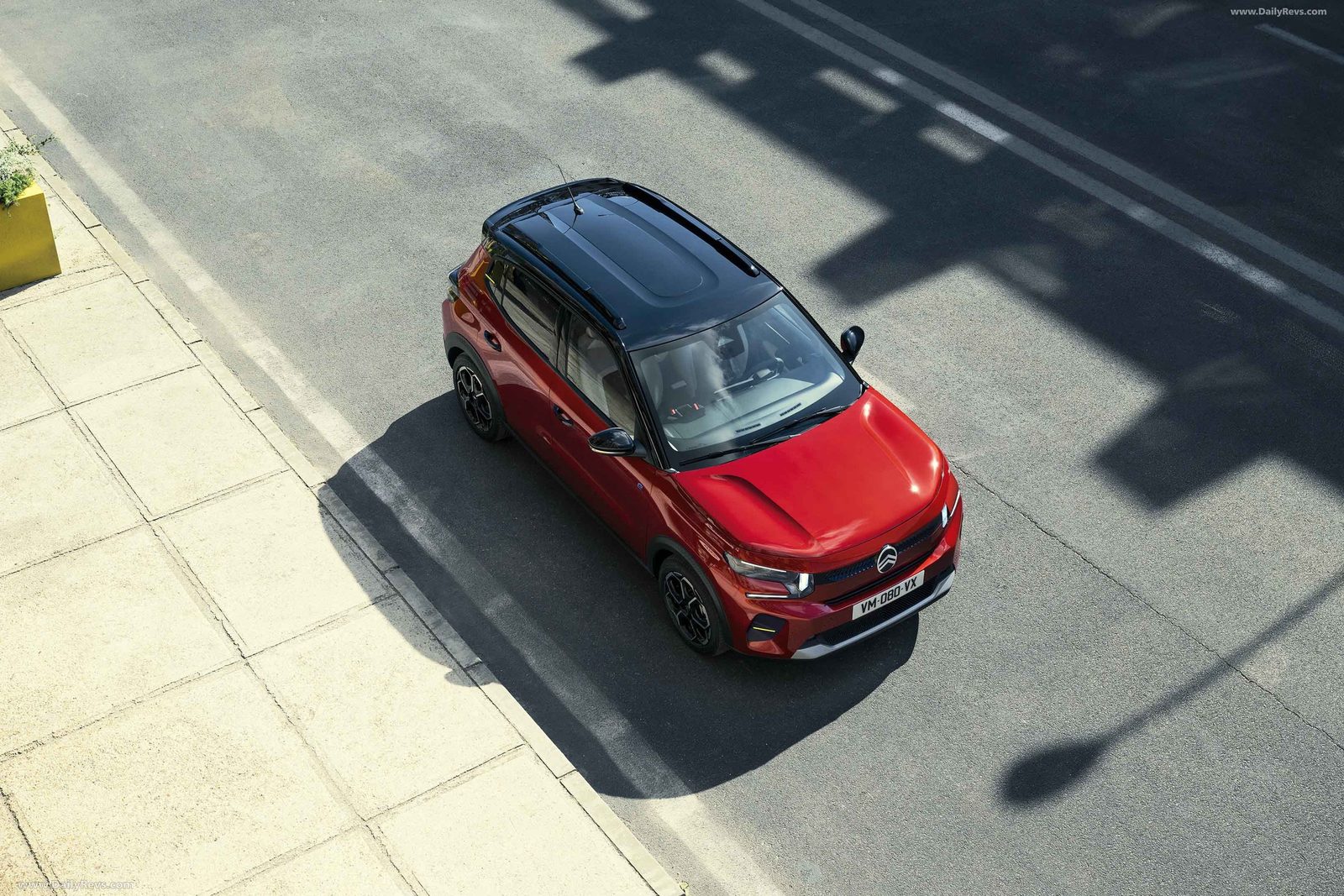 Citroen e-C3 2024 — экстерьер, вид сзади 3/4, рынок Europe