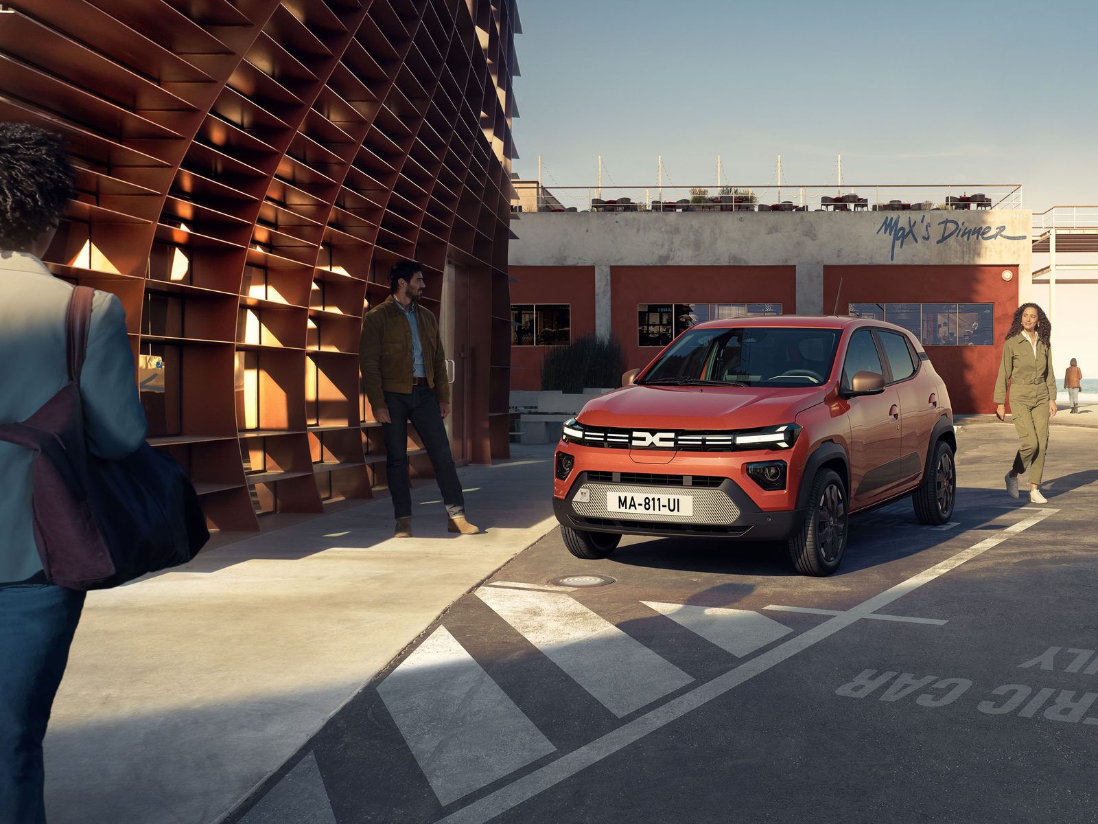 Dacia Spring 2024 — экстерьер, detail, рынок global