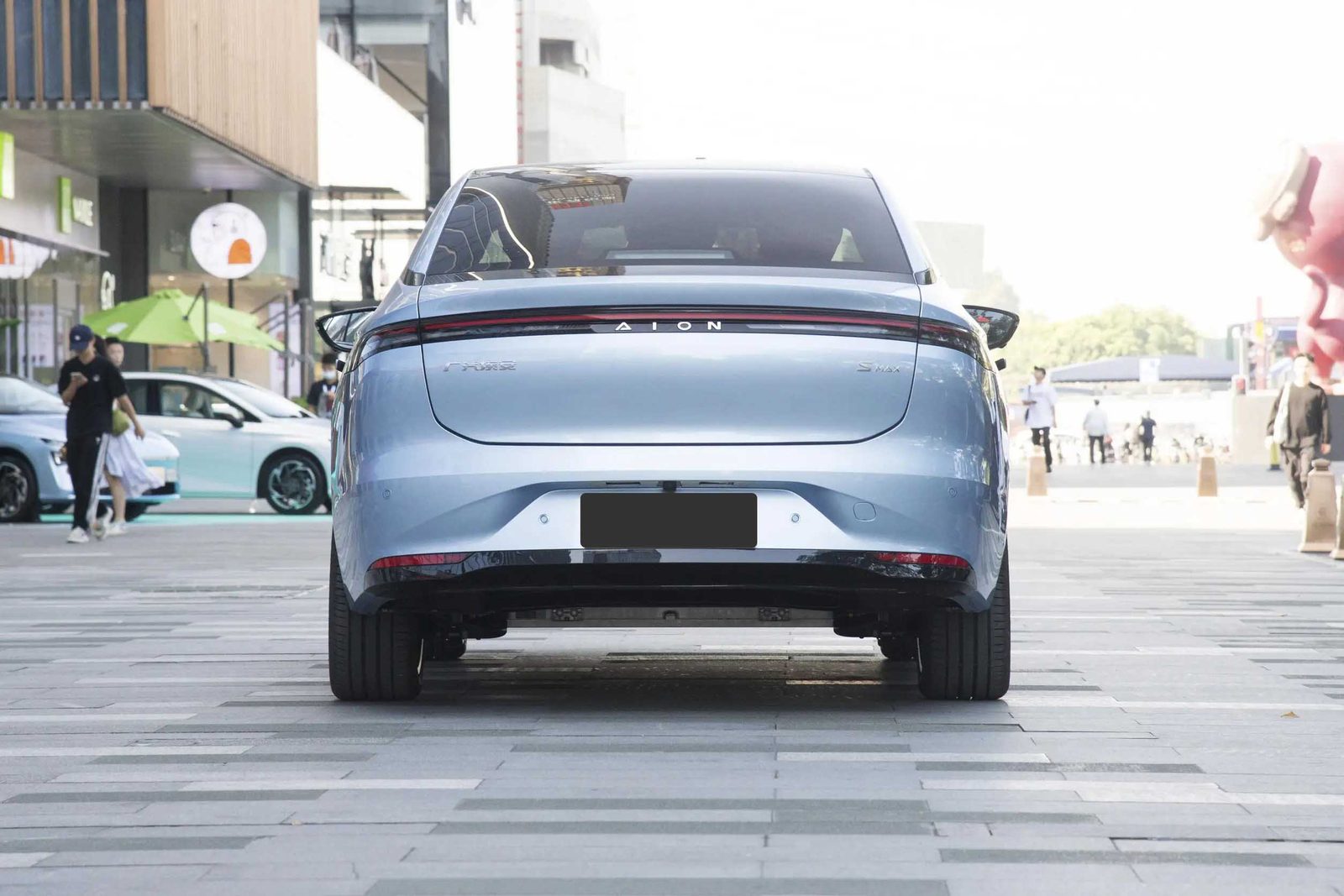 GAC Aion Aion S 2023 — экстерьер, вид сзади, рынок China/import