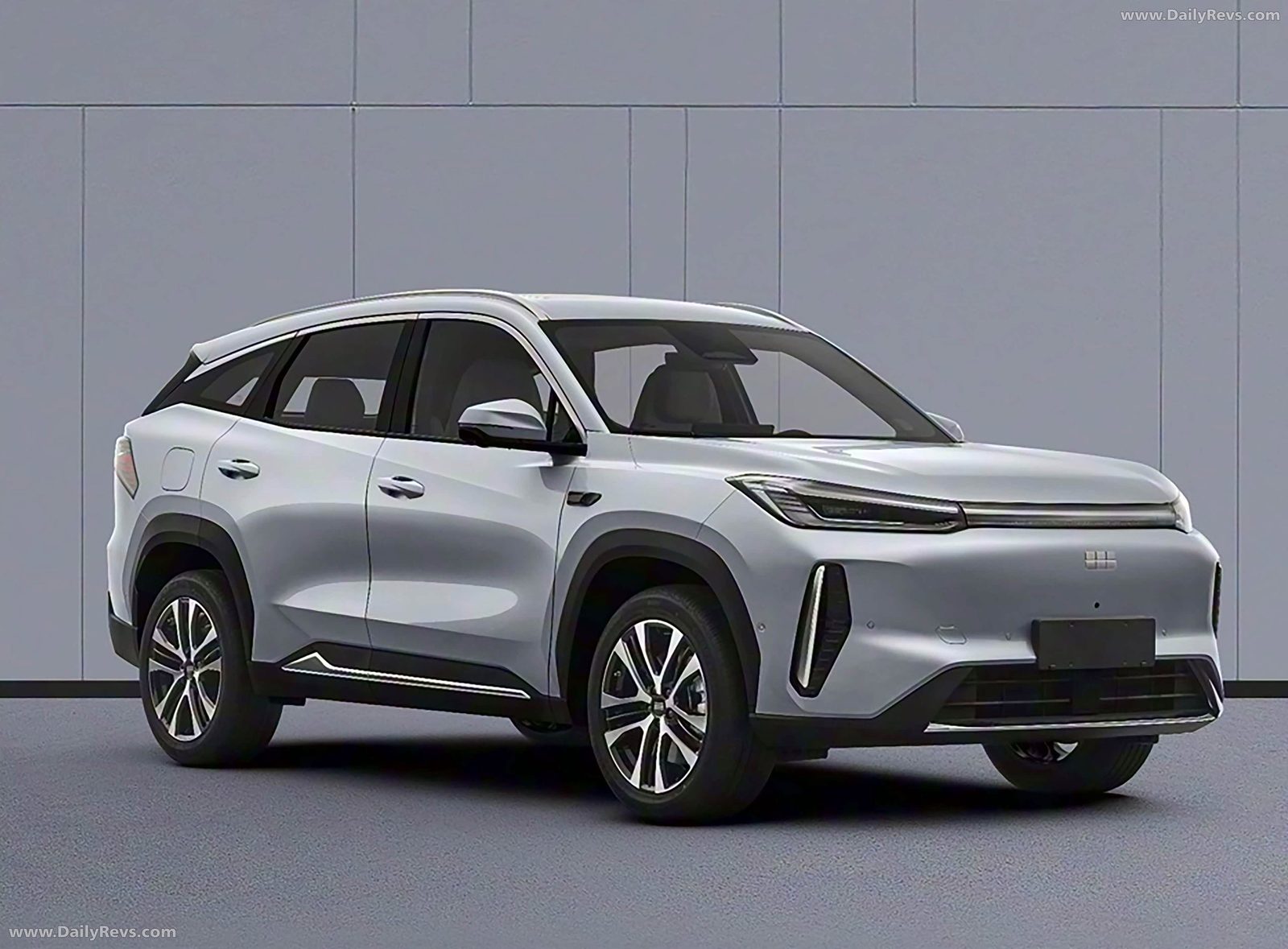 Geely Galaxy M7 EM-i 2026 — экстерьер, вид спереди 3/4, рынок internal_mvp