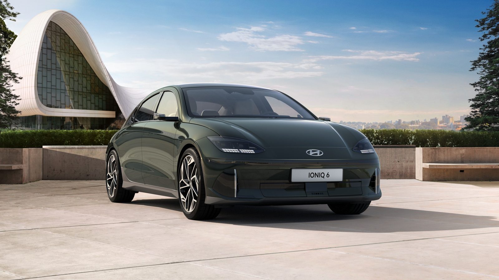 Hyundai IONIQ 6 2022 — экстерьер, вид сбоку, рынок Europe