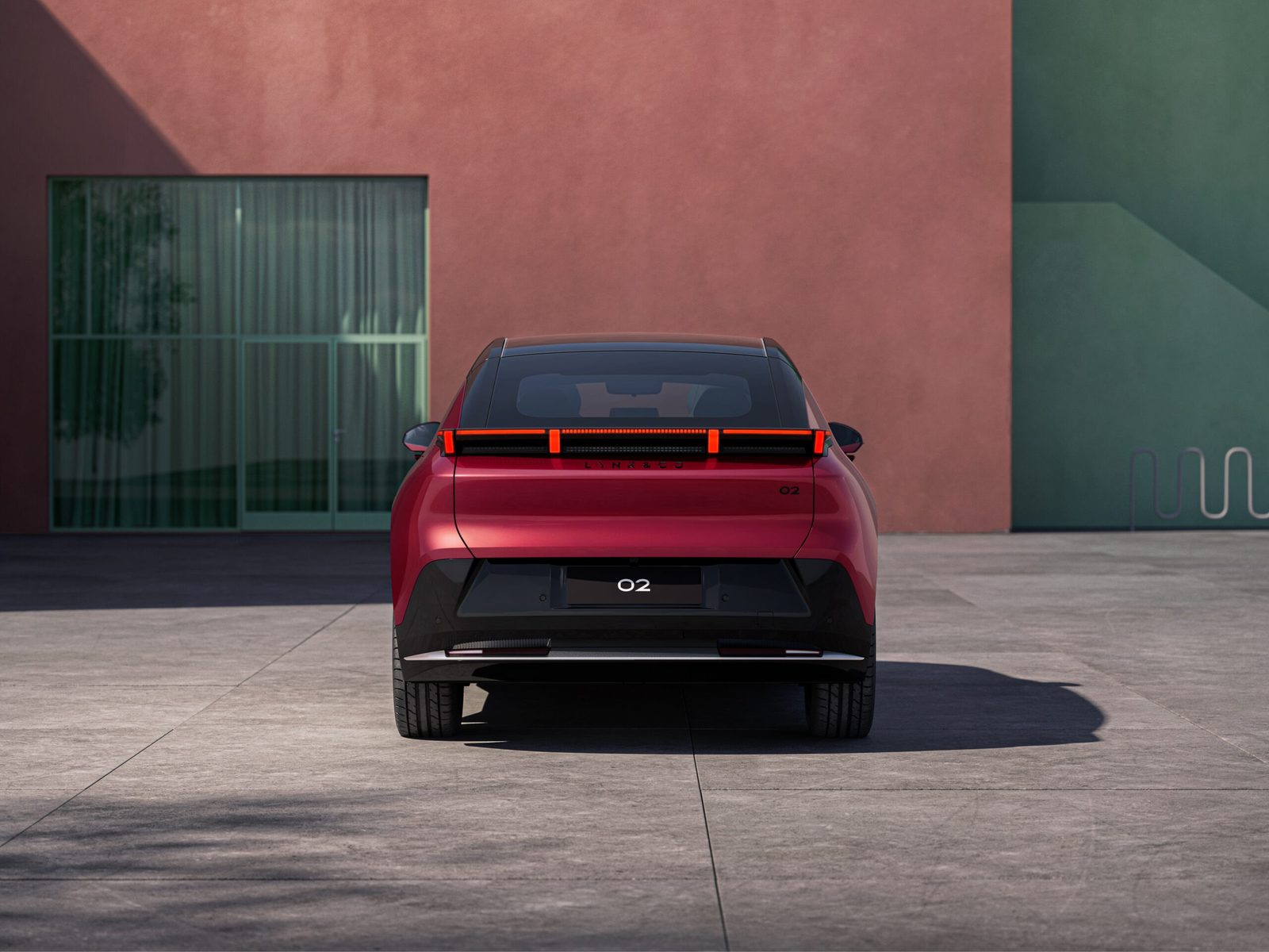 Lynk & Co Z20 / 02 China 2024 — экстерьер, вид сзади, рынок internal_mvp