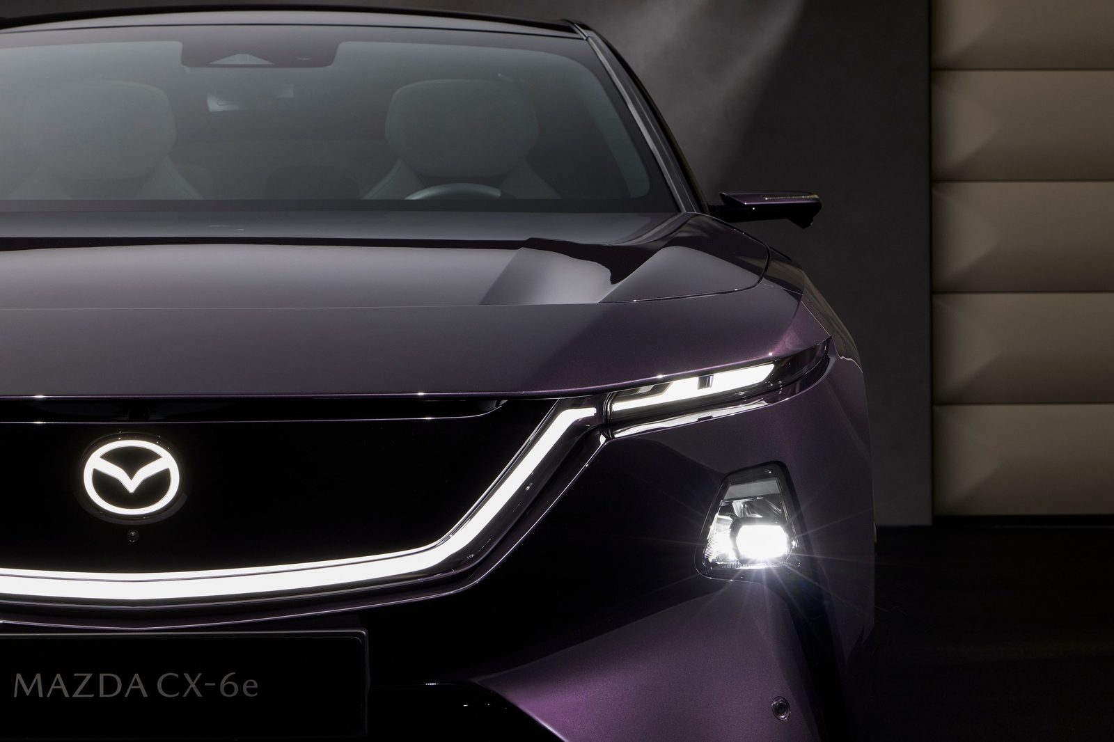 Mazda EZ-60 / CX-6e China EREV 2025 — экстерьер, front lighting detail, рынок internal_mvp