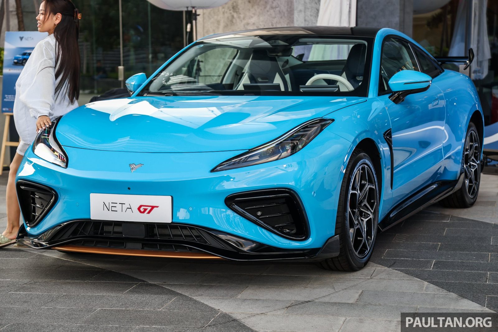Neta GT 2023 — экстерьер, front view black, рынок China/Malaysia Neta GT reference