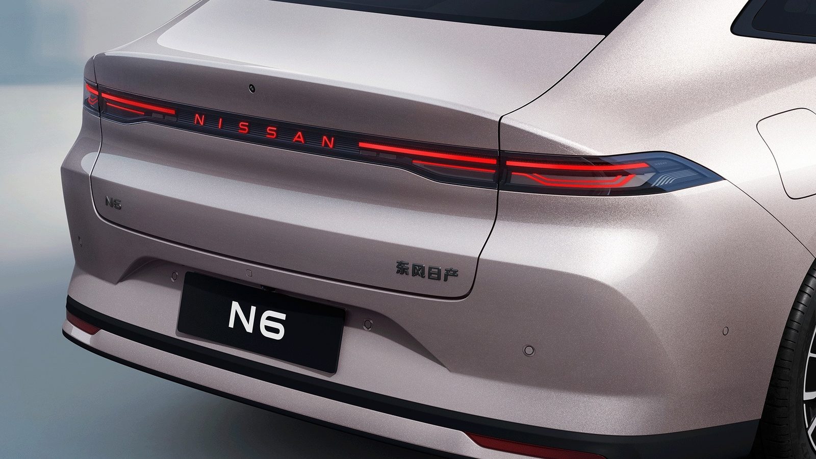 Nissan Dongfeng Nissan N6 PHEV 2026 — экстерьер, rear detail, рынок China OEM