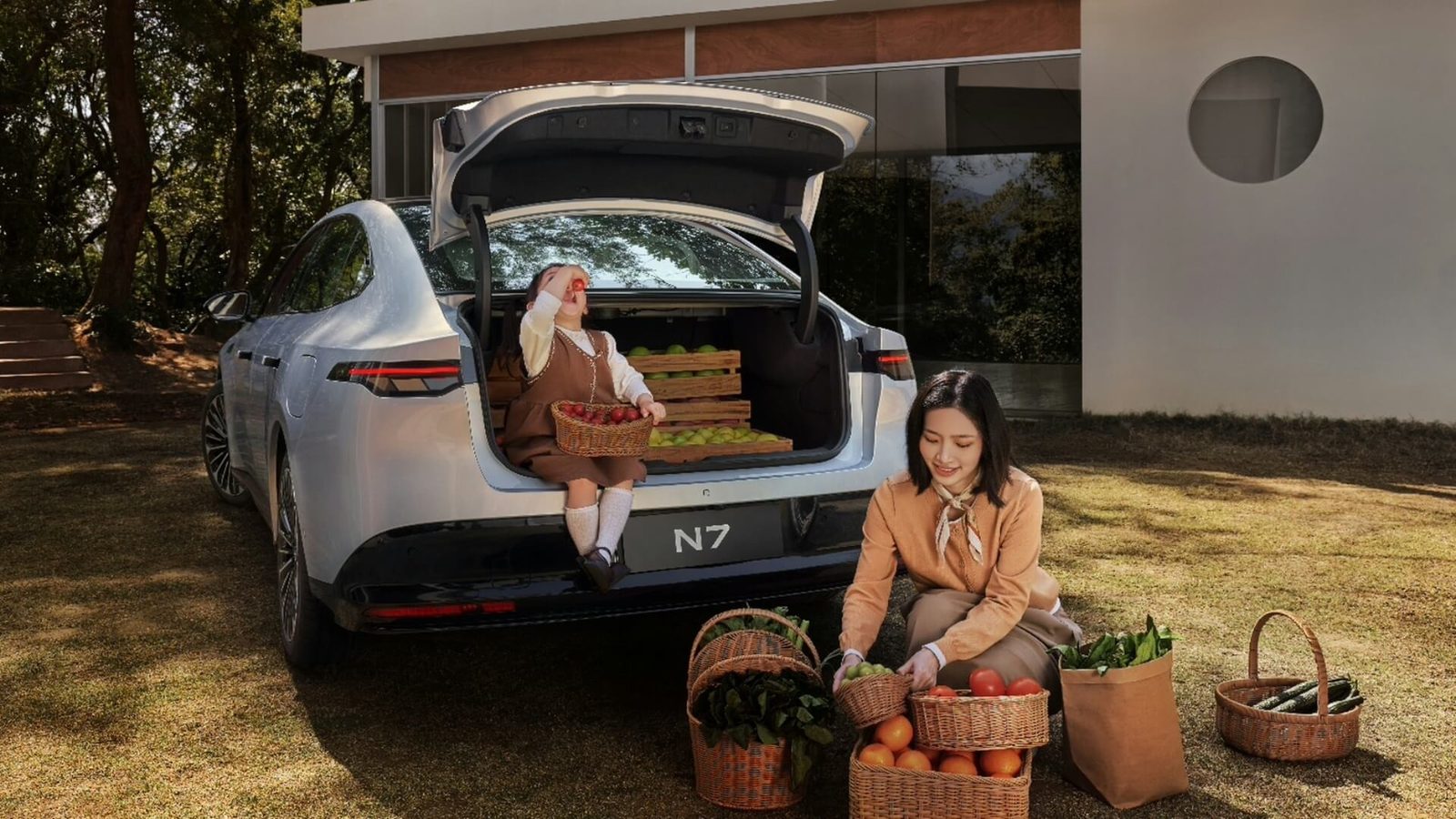 Nissan Dongfeng Nissan N7 2025 — экстерьер, cargo lifestyle, рынок China OEM