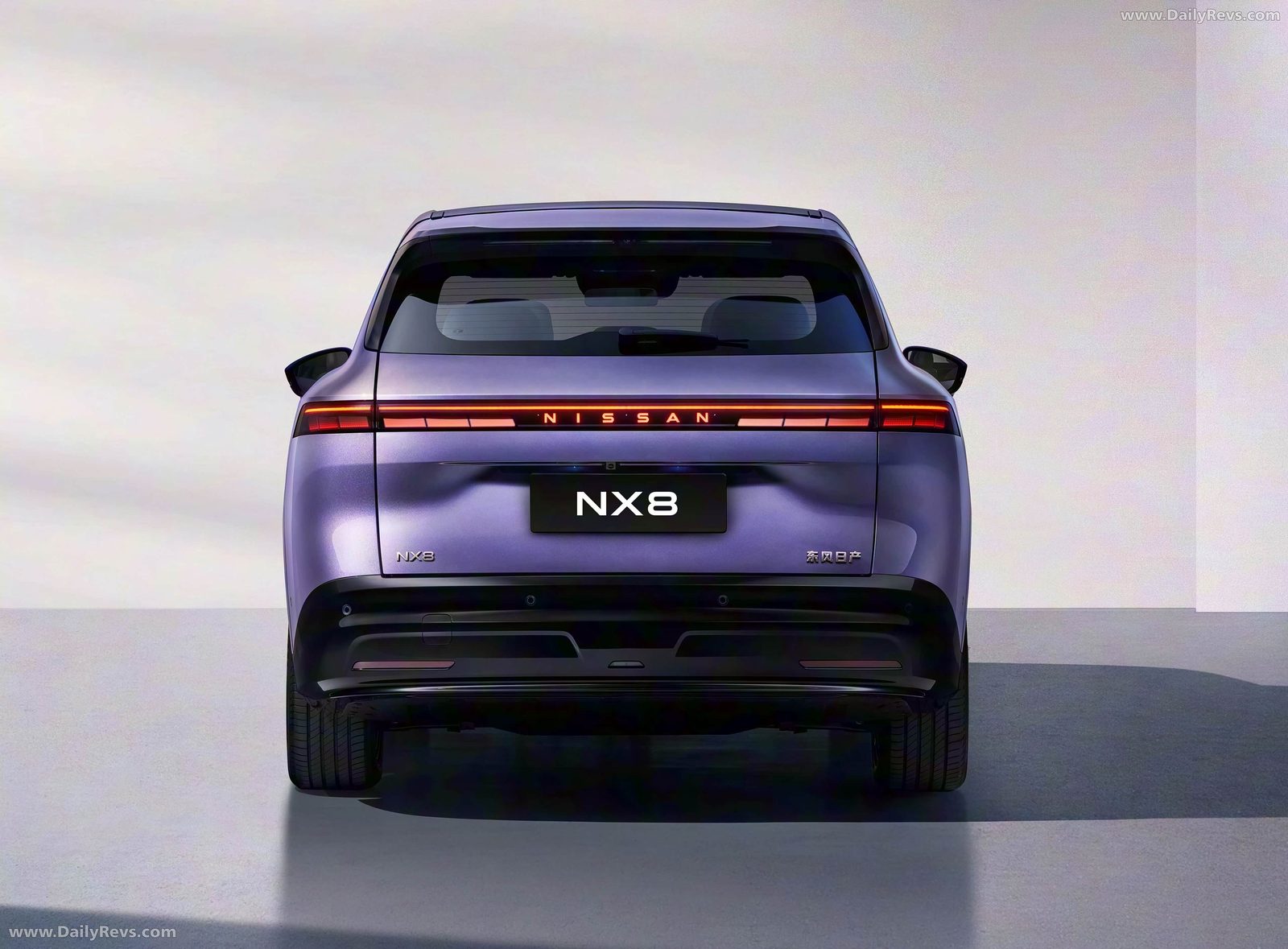 Nissan Dongfeng Nissan NX8 EREV 2026 — экстерьер, вид сзади 3/4, рынок internal_mvp