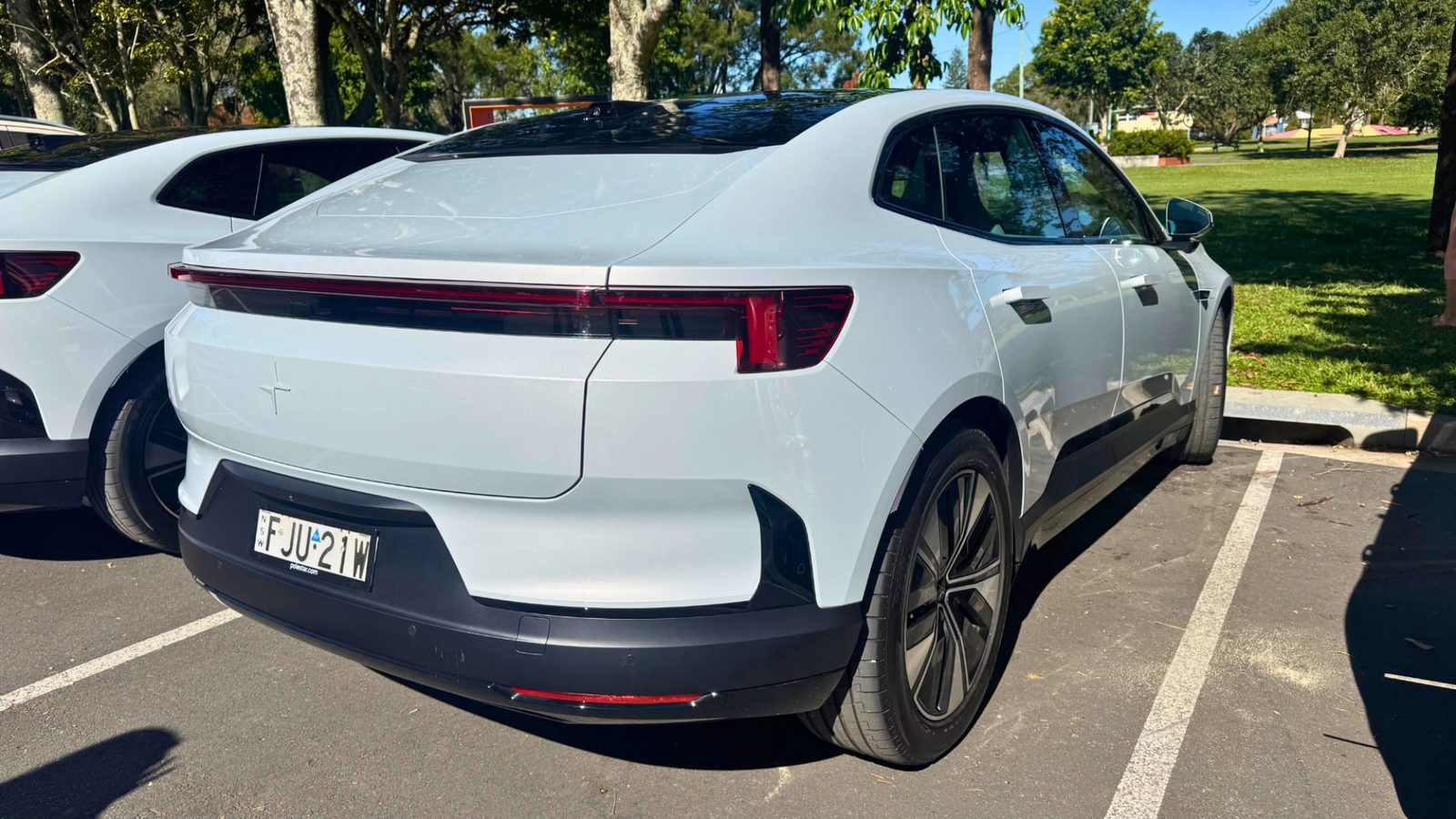 Polestar 4 2024 — экстерьер, вид сбоку, рынок internal_mvp