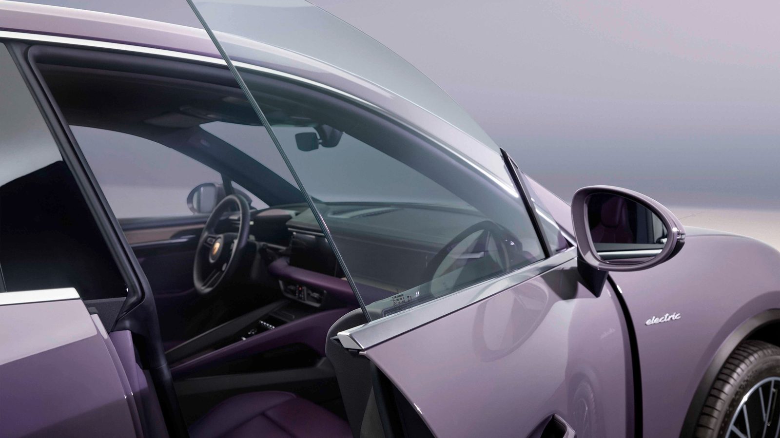 Porsche Macan Electric 2024 — экстерьер, side detail, рынок US
