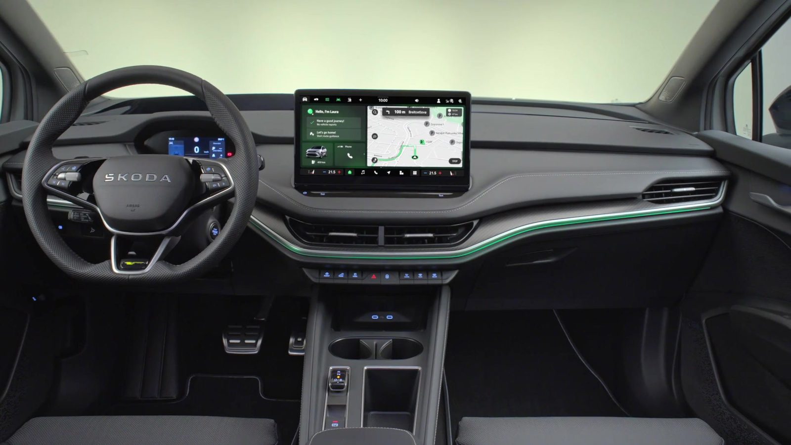 Škoda Enyaq Coupé 2022 — главное фото модели, интерьер, передняя панель, рынок internal_mvp