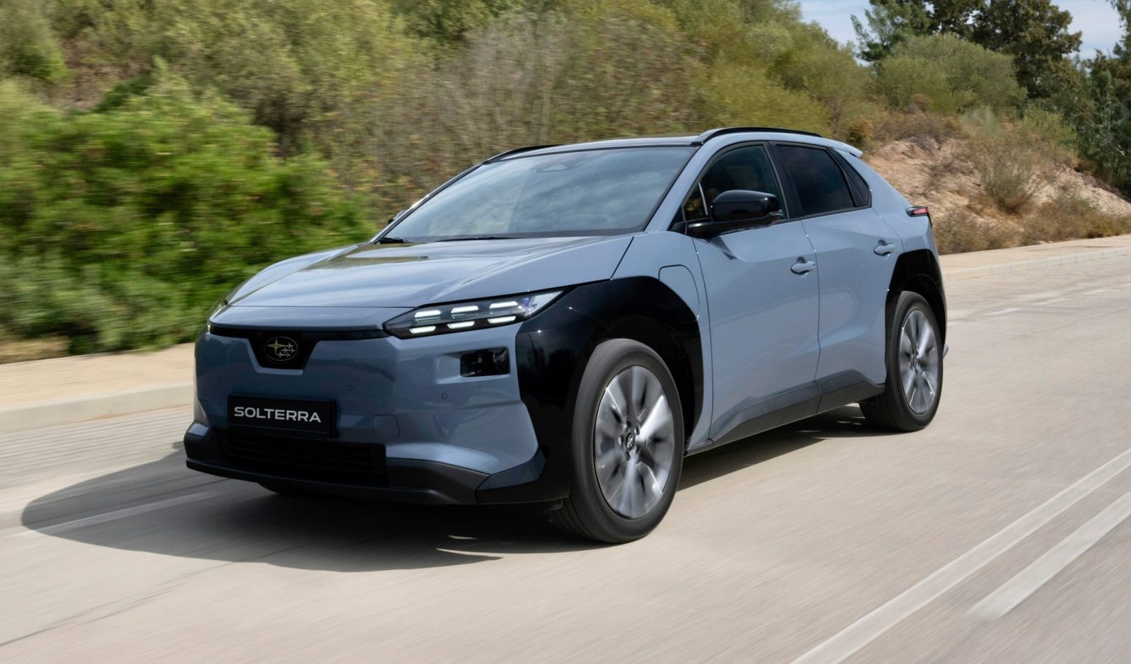 Subaru Solterra 2023 — экстерьер, вид сбоку, рынок internal_mvp