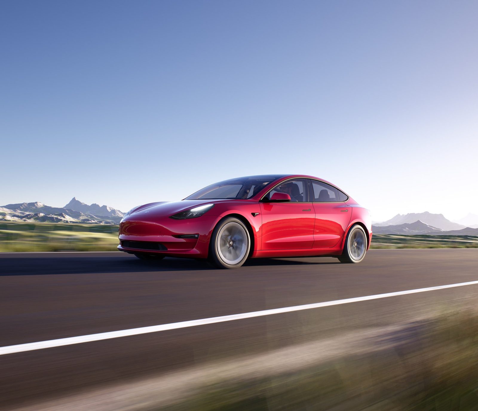 Tesla Model 3 US 2024 — экстерьер, вид сбоку, рынок US / global Model 3 visual proxy