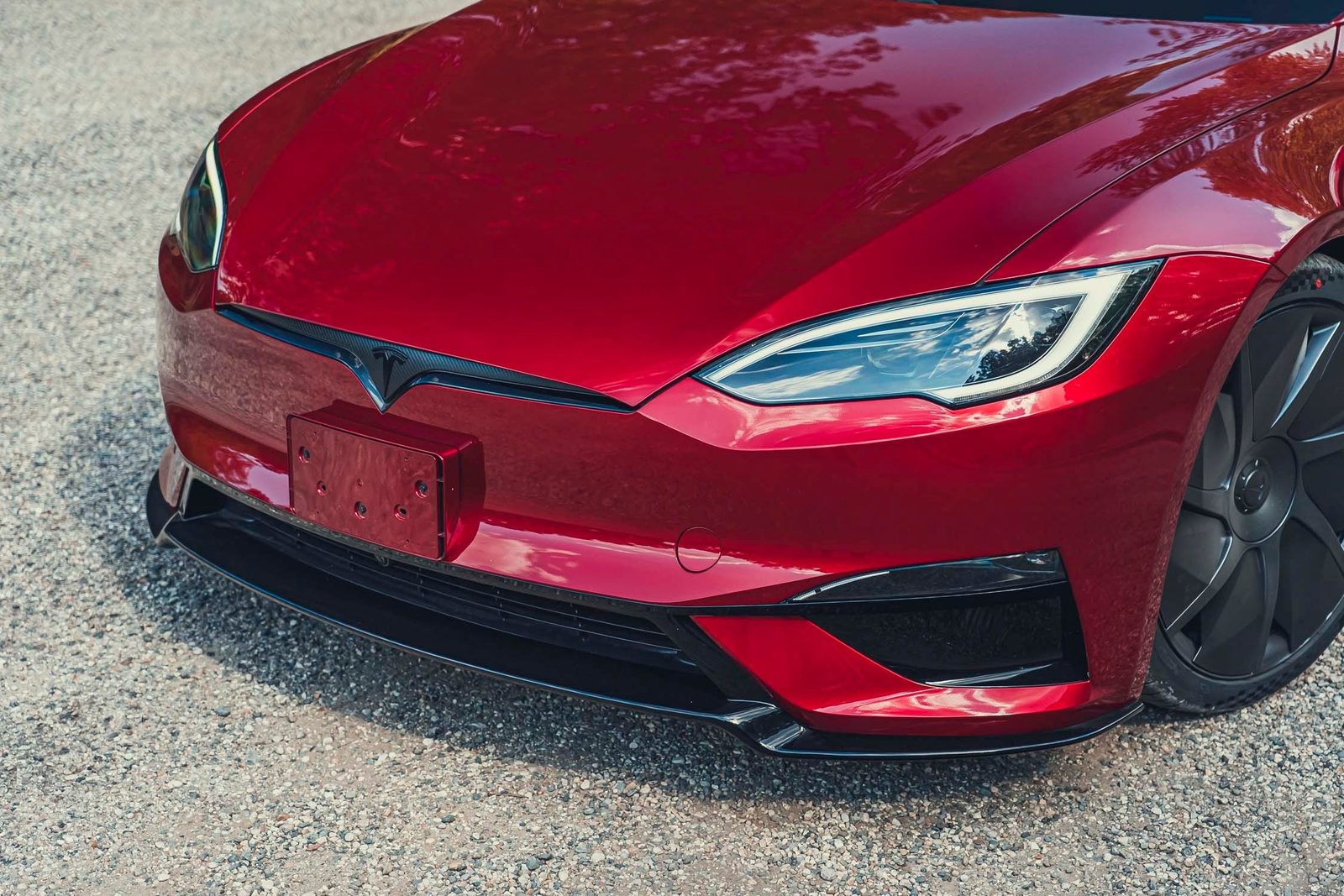 Tesla Model S US 2021 — экстерьер, front detail, рынок US