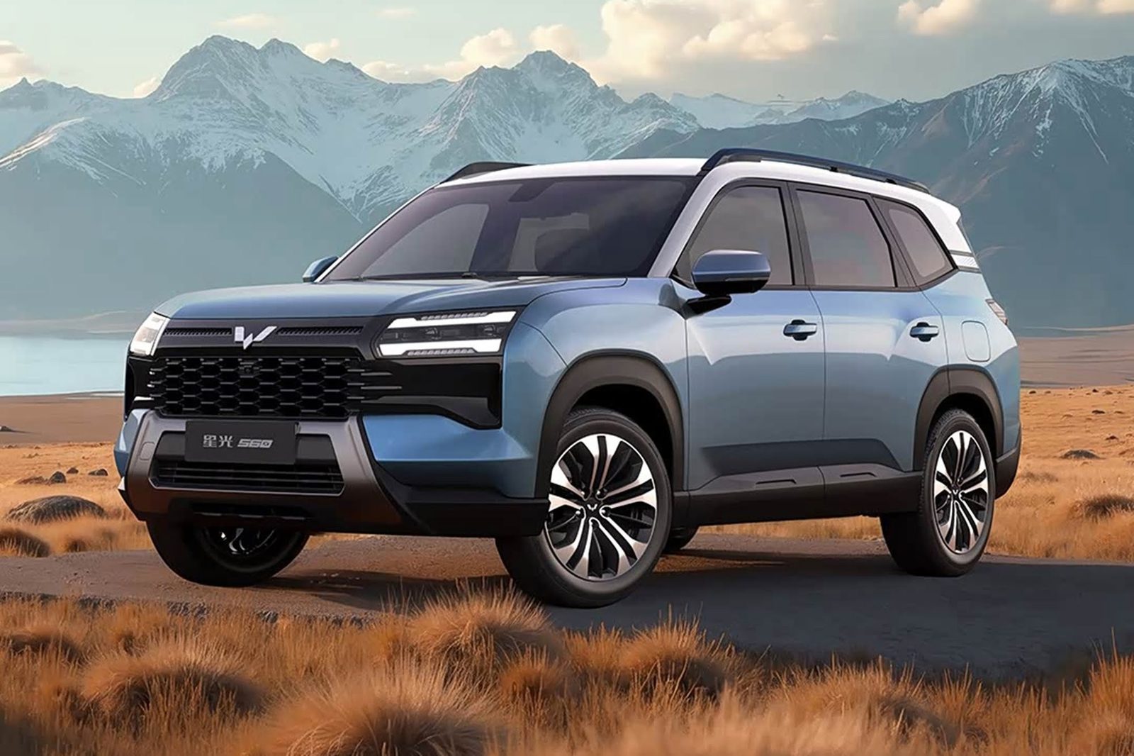Wuling Starlight 560 EV 2026 — экстерьер, front 3q close, рынок internal_mvp