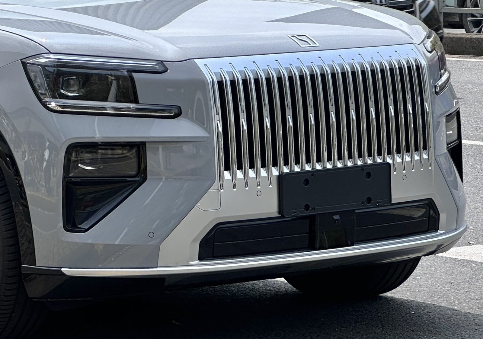 Zeekr 8X 2025 — экстерьер, front fascia detail, рынок internal_mvp