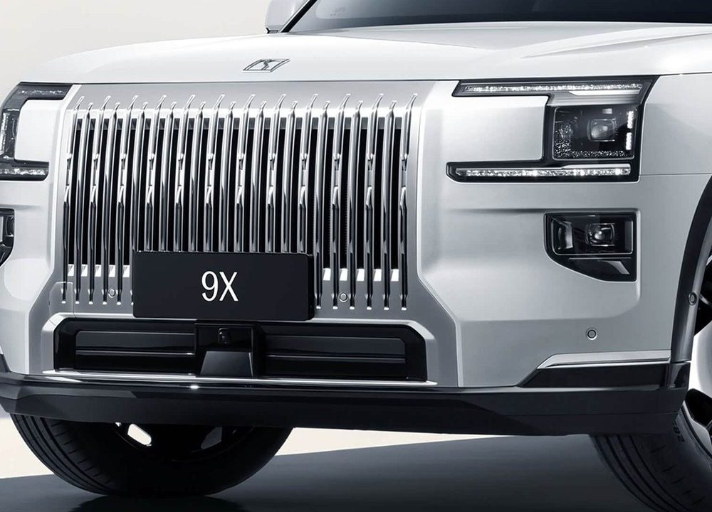 Zeekr 9X 2025 — экстерьер, front fascia detail, рынок internal_mvp