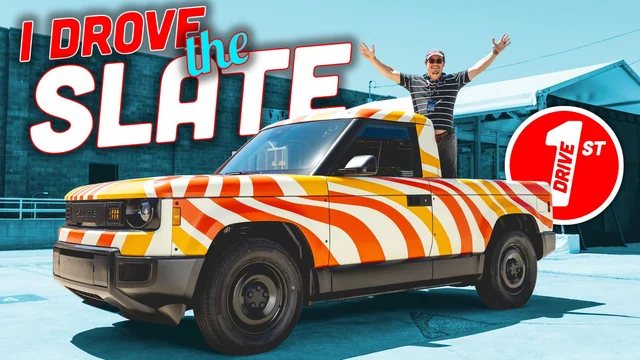 I Drove The New Slate EV Truck. It's Insanely Fun For $24,950